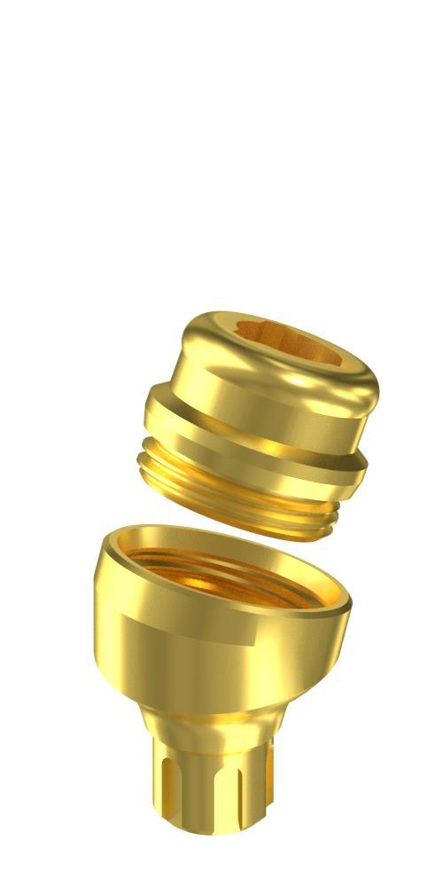 Scandrea, Multi-Compact abutment (MC abutment), angled, with Locator head