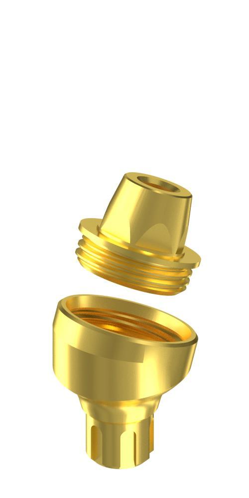 Scandrea, Multi-Compact abutment (MC abutment), angled, with M1.6 multi-unit cone