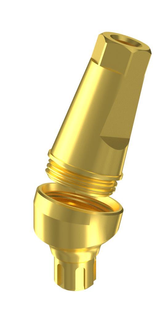 Scandrea, Multi-Compact abutment (MC abutment), angled, with a sandable head cone