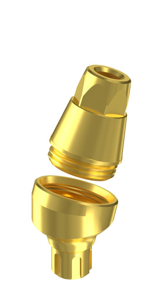 Scandrea, Multi-Compact abutment (MC abutment), angled, with M1.6 SR cone