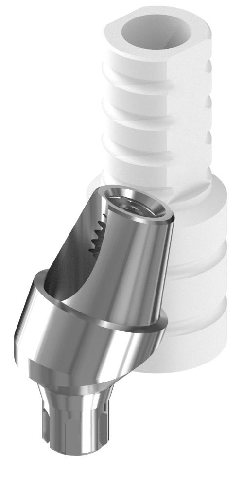 Scandrea, Multi-unit SR abutment, oblique, positioned