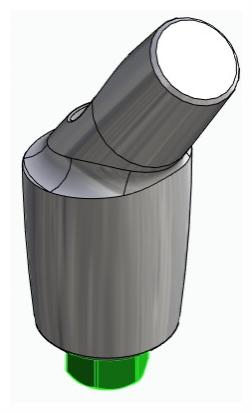 BIONIKA BIOLEVEL, Anatomic abutment, angled, 35°, positioned, type-B