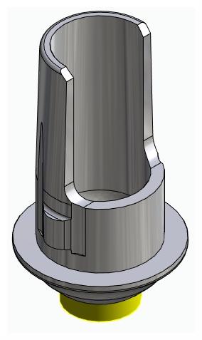 BIONIKA BIOLEVEL, Flexi base, implant level, non-positioned