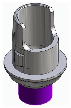 BIONIKA BIOLEVEL, Flexi base, implant level, non-positioned