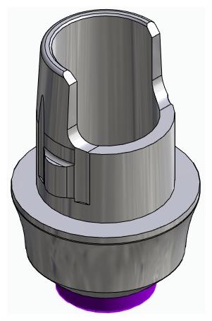 BIONIKA BIOLEVEL, Flexi base, implant level, non-positioned