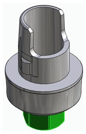 BIONIKA BIOLEVEL, Flexi base, implant level, positioned, type-A