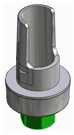 BIONIKA BIOLEVEL, Flexi base, implant level, positioned, type-A