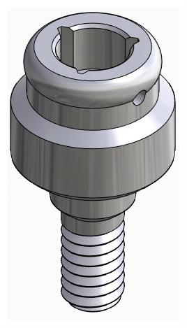 BIONIKA BIOLEVEL, Locator abutment, straight