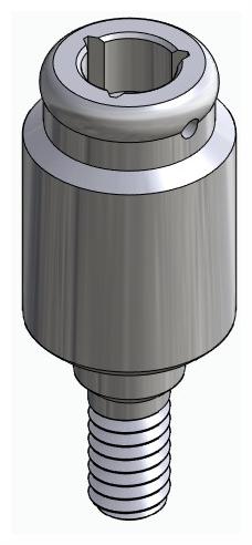 BIONIKA BIOLEVEL, Locator abutment, straight