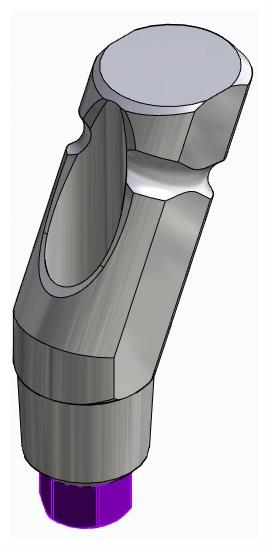BIONIKA BIOLEVEL, Impression coping for closed tray, angled, type-B