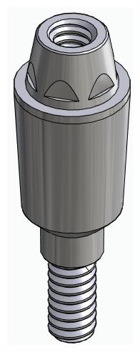 BIONIKA BIOLEVEL, Multi-unit abutment, straight, screwable, narrow, LT2.7