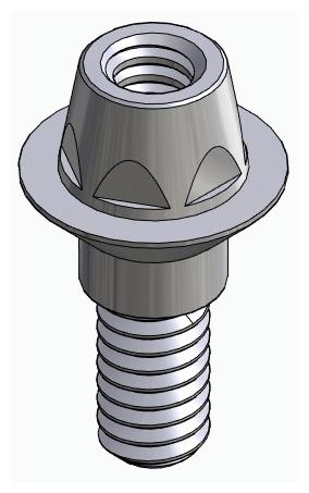 BIONIKA BIOLEVEL, Multi-unit abutment, straight, screwable, narrow, LT2.7