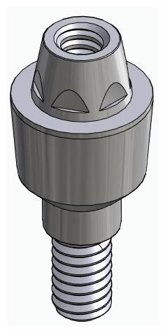 BIONIKA BIOLEVEL, Multi-unit abutment, straight, screwable, narrow, LT2.7
