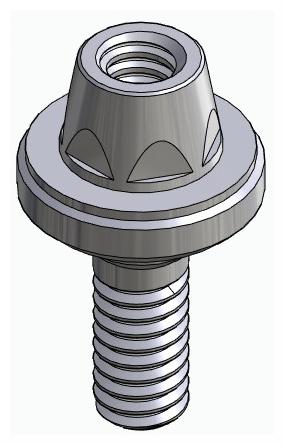 BIONIKA BIOLEVEL, Multi-unit abutment, straight, screwable, narrow, LT2.7