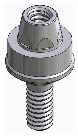 BIONIKA BIOLEVEL, Multi-unit abutment, straight, screwable, narrow, LT2.7