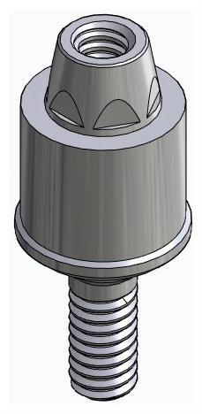 BIONIKA BIOLEVEL, Multi-unit abutment, straight, screwable, narrow, LT2.7