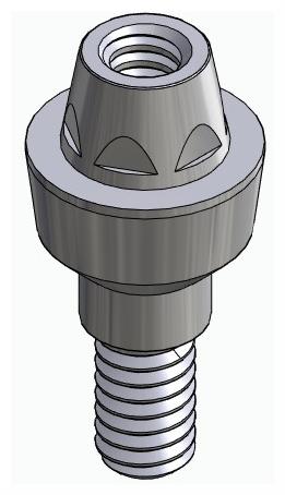BIONIKA BIOLEVEL, Multi-unit abutment, straight, screwable, wide