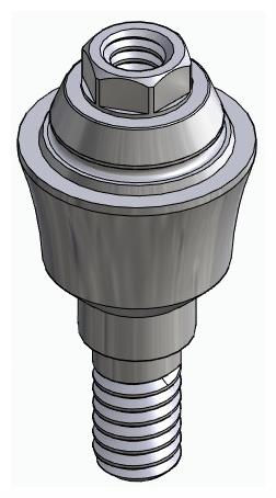 BIONIKA BIOLEVEL, Multi-unit abutment, straight, screwable, wide, LT2
