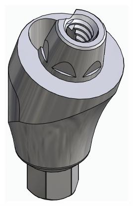 BIONIKA BIOLEVEL, Multi-unit abutment, angled, positioned, narrow, LT2.7, type-B