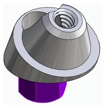 BIONIKA BIOLEVEL, Multi-unit abutment, angled, positioned, narrow, LT2.7, type-B