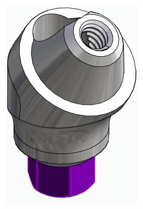 BIONIKA BIOLEVEL, Multi-unit abutment, angled, positioned, wide, LT2, type-A