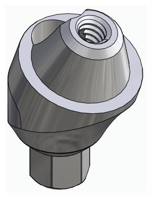 BIONIKA BIOLEVEL, Multi-unit abutment, angled, positioned, wide, LT2, type-B