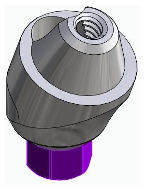 BIONIKA BIOLEVEL, Multi-unit abutment, angled, positioned, wide, LT2, type-B