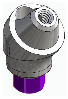 BIONIKA BIOLEVEL, Multi-unit abutment, angled, positioned, wide, LT2, type-B