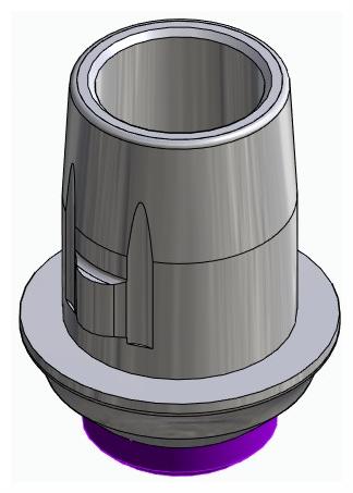 BIONIKA BIOLEVEL, Titanium base, non-positioned
