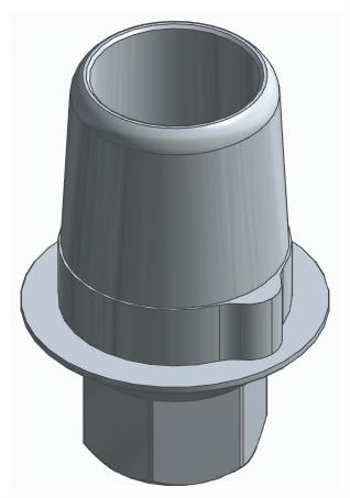 BIONIKA BIOLEVEL, Titanium base, positioned