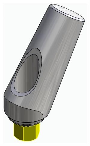 BIONIKA BIOLEVEL, Universal abutment, angled, positioned, type-A