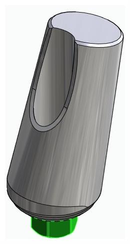 BIONIKA BIOLEVEL, Universal abutment, angled, positioned, type-A