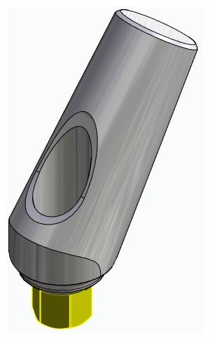 BIONIKA BIOLEVEL, Universal abutment, angled, positioned, type-B