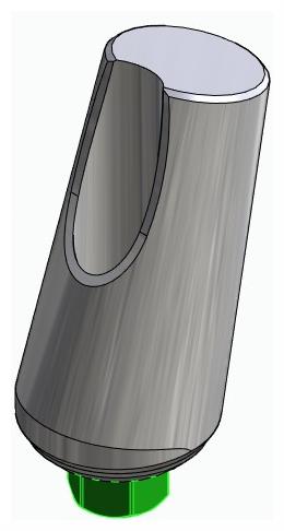 BIONIKA BIOLEVEL, Universal abutment, angled, positioned, type-B