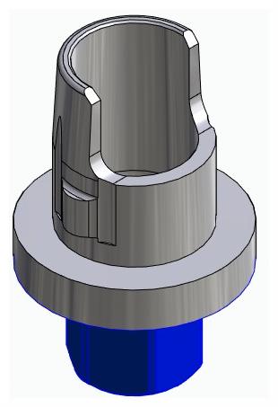 BIOPLANT, Flexi base, implant level, positioned, type-A