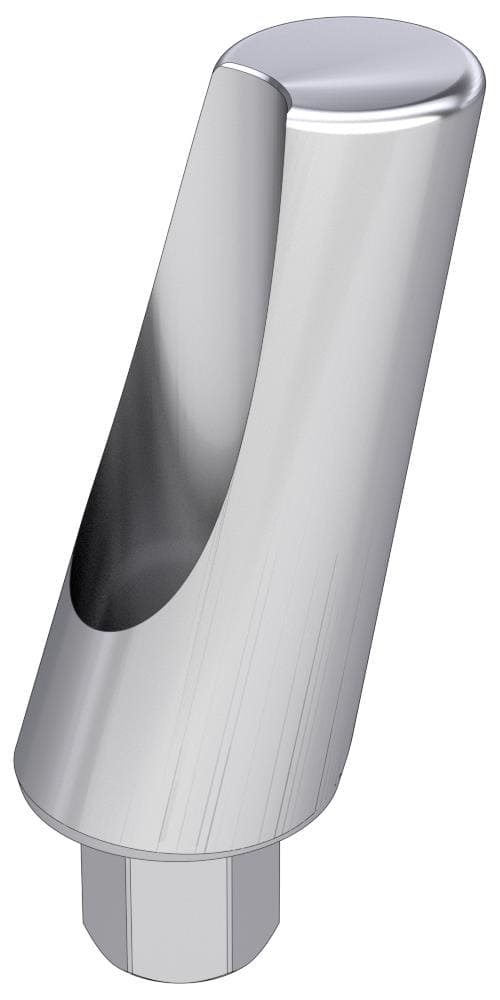 Pitt-Easy Narrow abutment, 3.25 x L9 x 15°