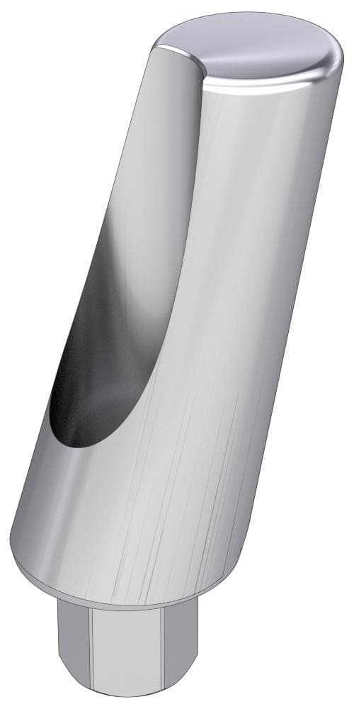Pitt-Easy Narrow abutment, 3.25 x L9 x 15°