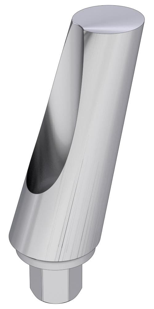Pitt-Easy Narrow abutment, 3.75 x L11 x 15°
