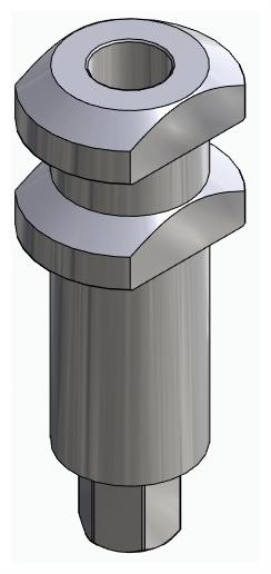 BIOPLANT, Impression coping for open tray, uniform, positioned