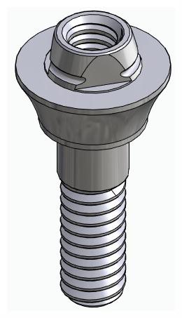 BIOPLANT, Multi-unit abutment, straight, screwable, narrow
