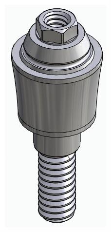 BIOPLANT, Multi-unit abutment, straight, screwable, wide, LT2
