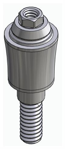 BIOPLANT, Multi-unit abutment, straight, screwable, wide, LT2