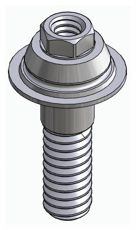 BIONIKA BIOPLANT, Multi-unit abutment, straight, screwable, wide, LT2