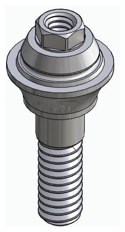 BIOPLANT, Multi-unit abutment, straight, screwable, wide, LT2