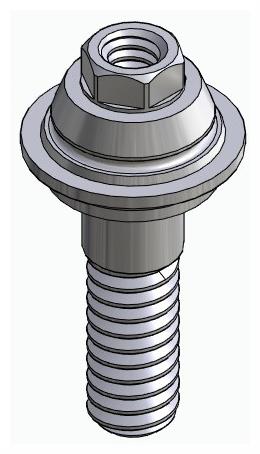 BIONIKA BIOPLANT, Multi-unit abutment, straight, screwable, wide, LT2