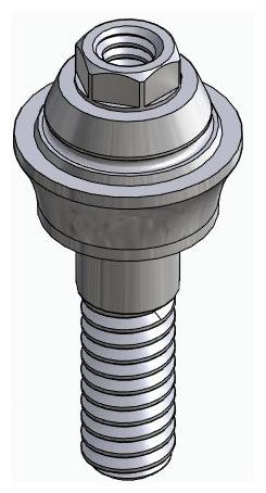 BIOPLANT, Multi-unit abutment, straight, screwable, wide, LT2