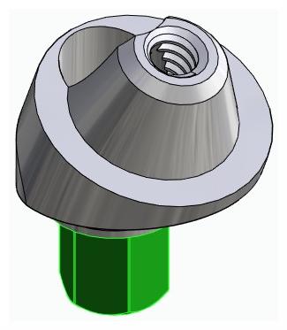 BIOPLANT, Multi-unit abutment, angled, positioned, wide, LT2, type-A