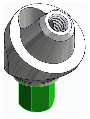 BIOPLANT, Multi-unit abutment, angled, positioned, wide, LT2, type-A