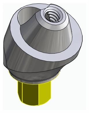 BIOPLANT, Multi-unit abutment, angled, positioned, wide, LT2, type-A