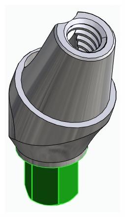 BIOPLANT, Multi-unit SR abutment, angled, positioned, type-A